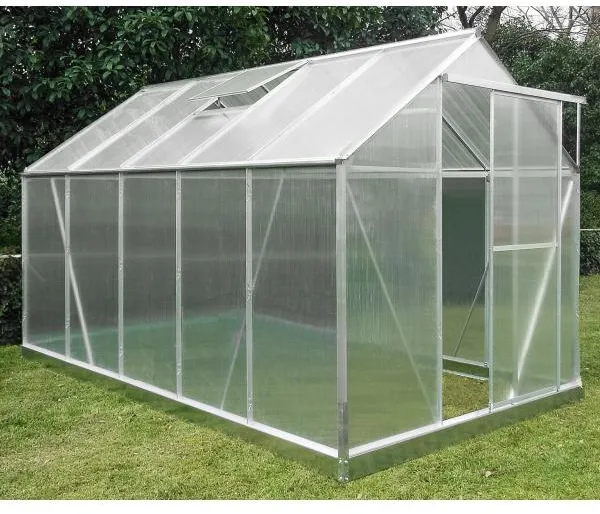 Gewächshaus Poly Silver 191x313x191cm