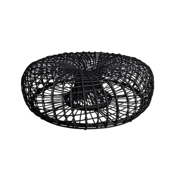 Cane-Line Nest Fußhocker / Couchtisch - Lavagrau - Groß