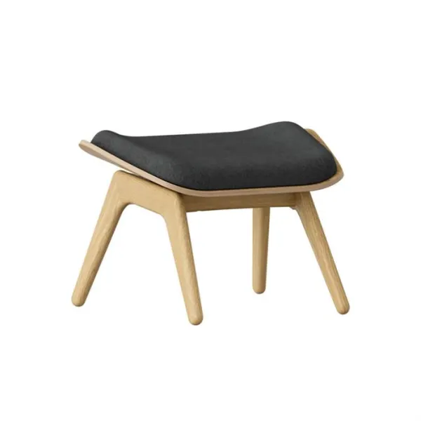 Umage The Reader Ottoman - Shadow - Helles Eichenholz