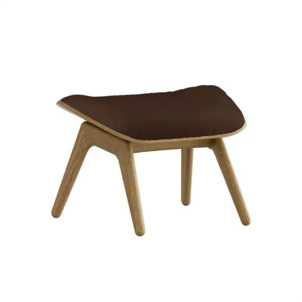 Umage The Reader Ottoman - Teddy brown - Helles Eichenholz