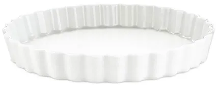 Pillivuyt Tarteform Nr. 8 Ø 25 x 3,7 cm Weiß